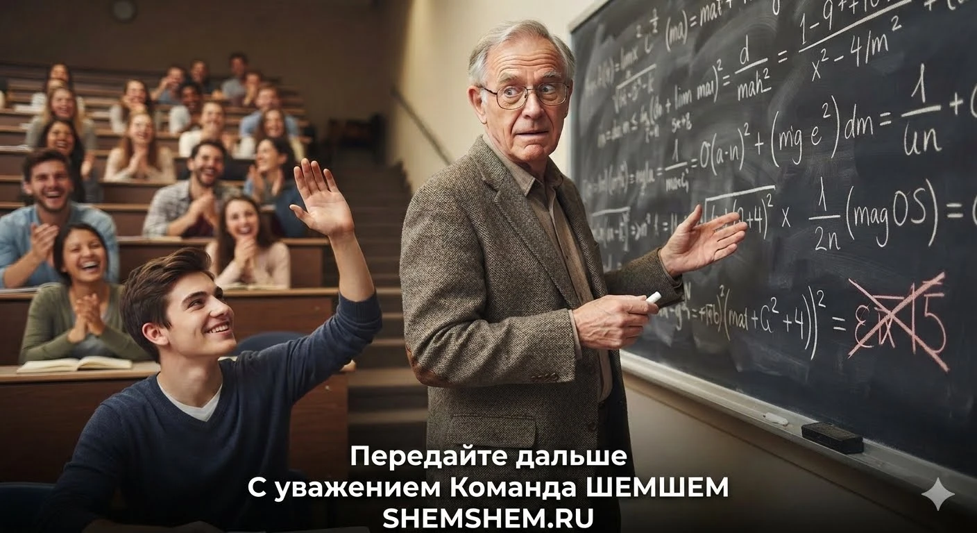 Иллюстрация: Смешной случай из жизни: Трудности перевода и высшая математика