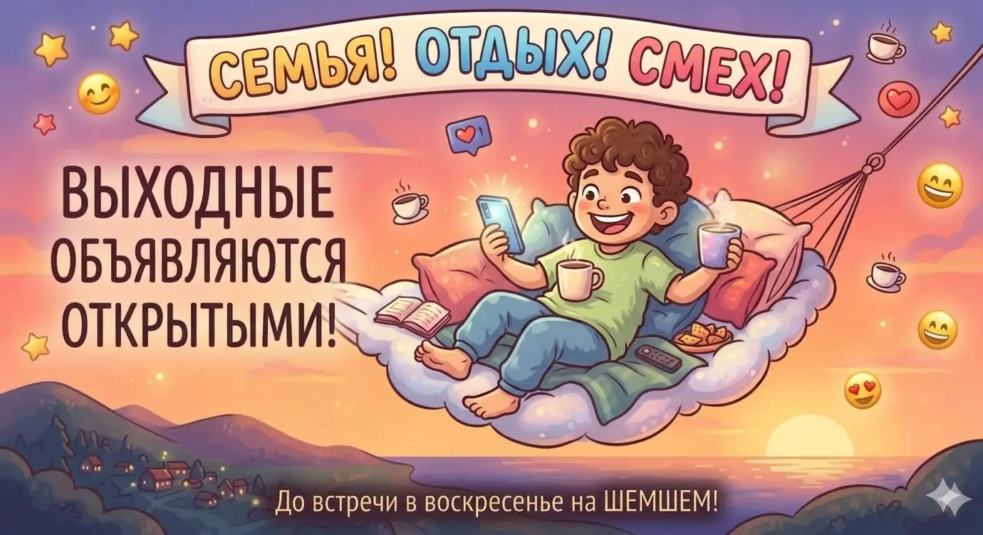 Картинка о радостных выходных