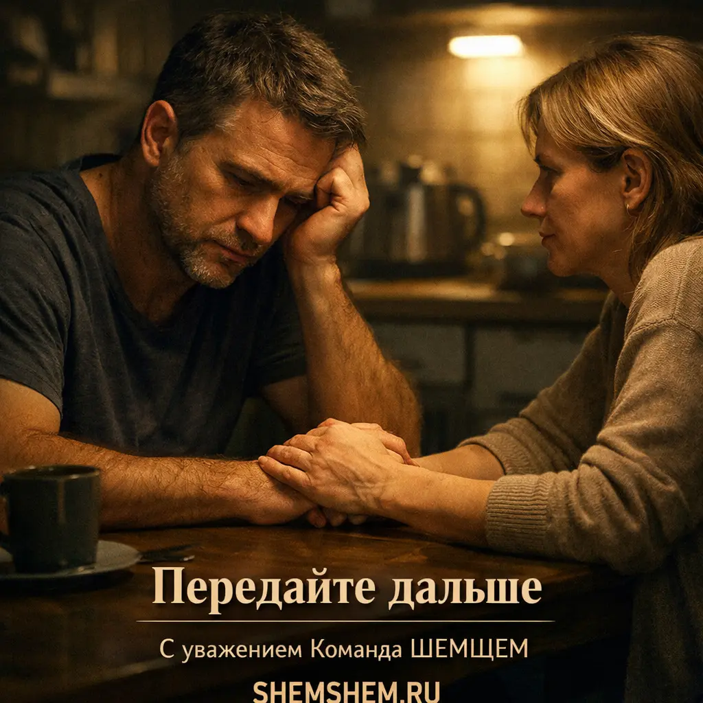 Разговор мужа и жены на кухне