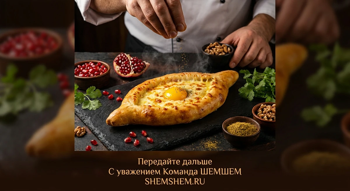 Приготовление хачапури по-аджарски — самого узнаваемого символа грузинской кухни