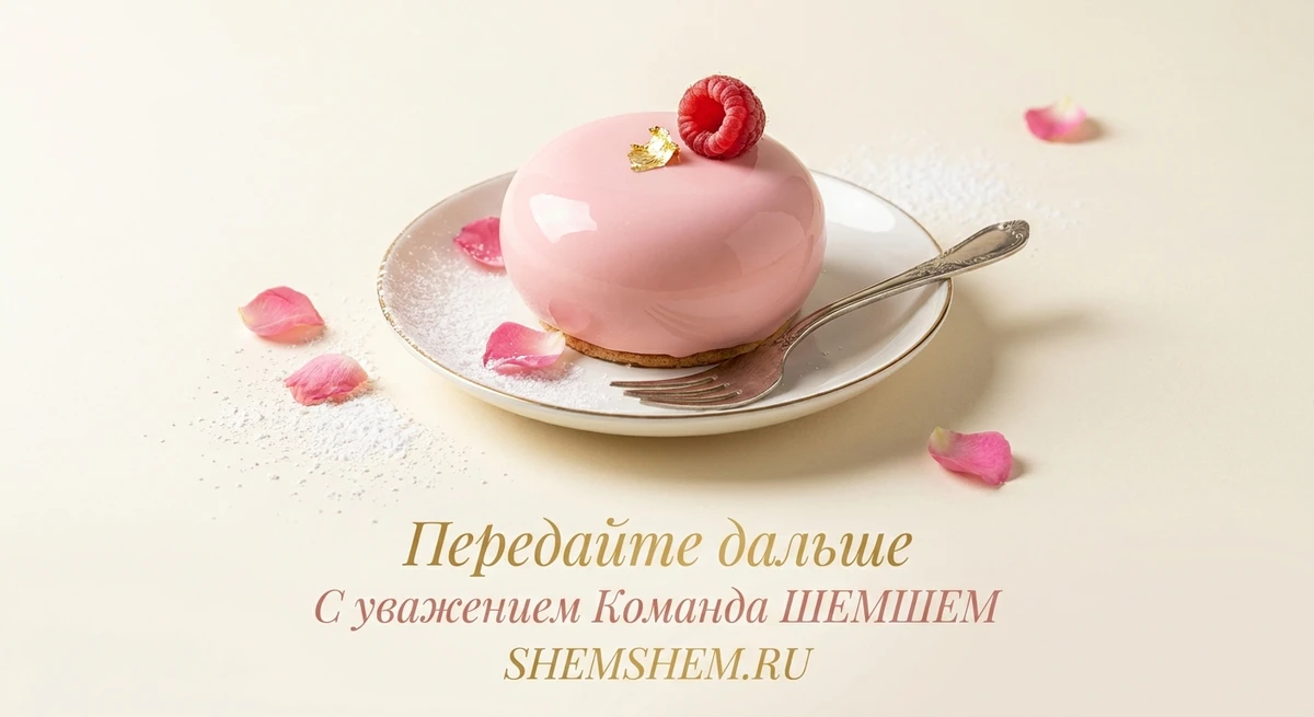 Муссовый десерт с зеркальной глазурью