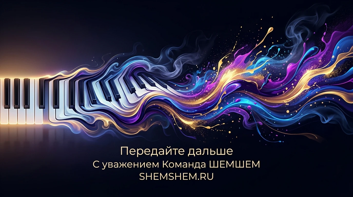 Цвета мелодии пианино