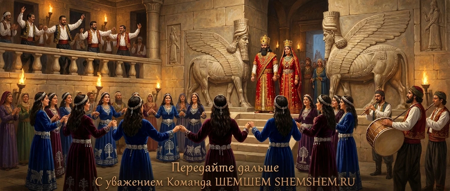 Иллюстрация: Песня для жениха и невесты - Ассирийская свадебная песня