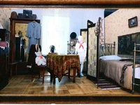 Открытка: Интерьер - "Жилая комната в коммунальной квартире"