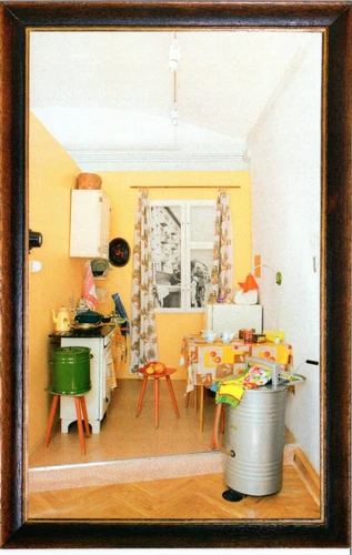 Открытка: Интерьер - "Кухня в квартире "хрущевки"