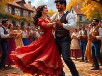 Танец под осенним небом