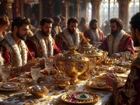 Роскошь и богатство: царский обед