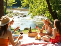 Под сенью деревьев: Четыре подруги и река