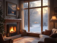 Зима: Уютное тепло домашнего очага