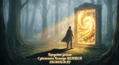 Магическое зеркало отражает светлую душу и добрые мысли путника