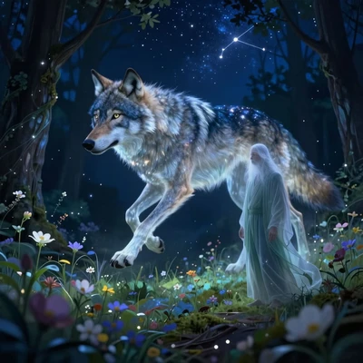 Призрак волка над лесом: притча ШемШем о балансе хищника и жертвы.