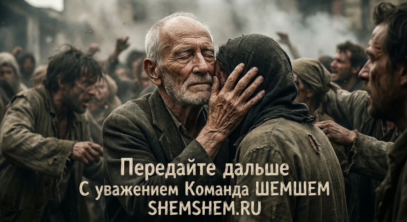 Слепой мудрец касается лица человека, определяя его суть на ощупь