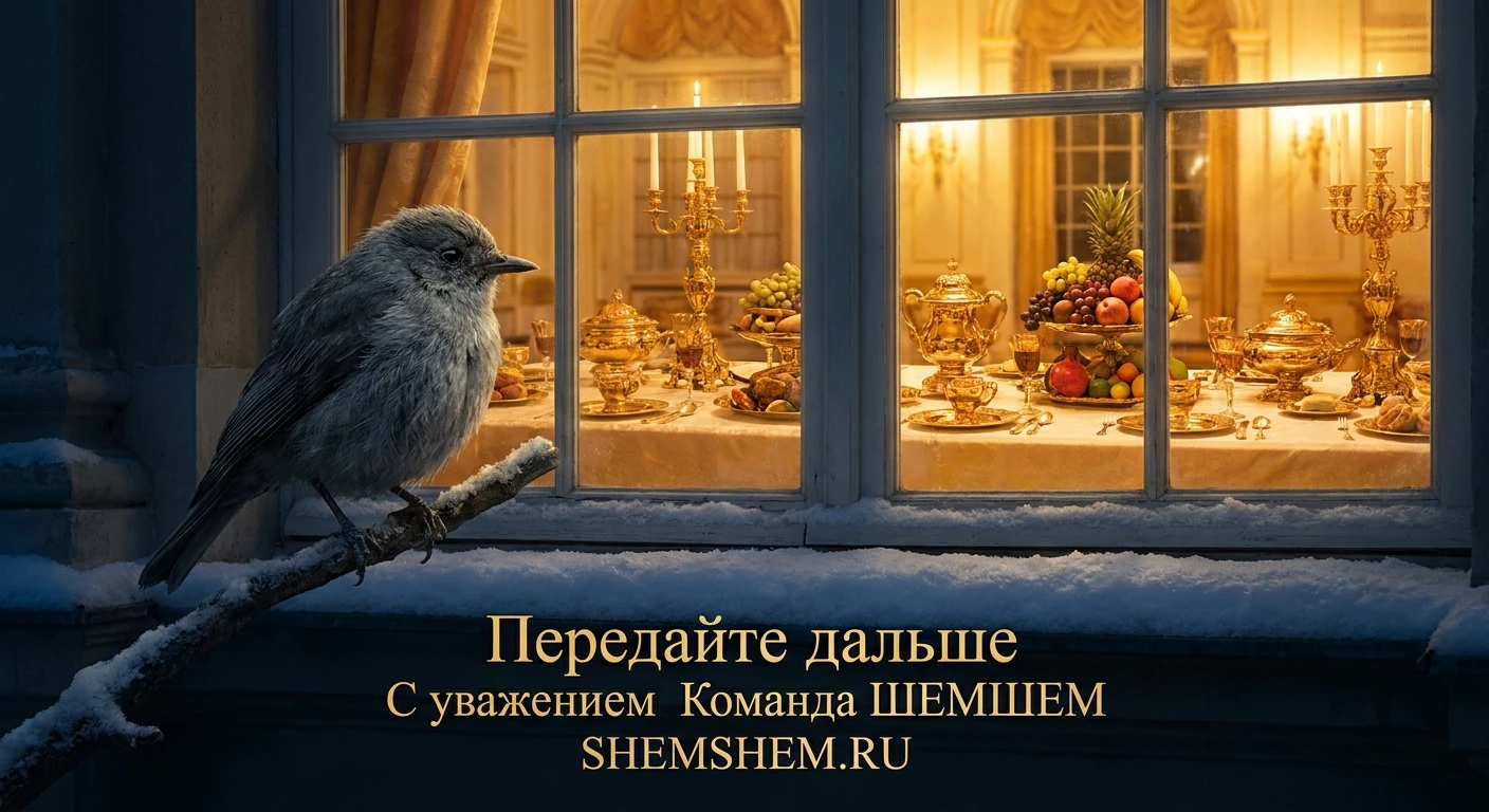 Птица за окном дворца как символ зависти к чужому успеху