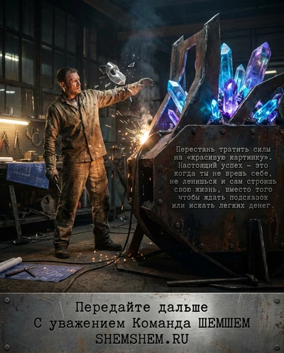 Строитель жизни выбрасывает фальшивую маску