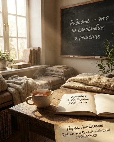 Чашка чая и блокнот в солнечных лучах