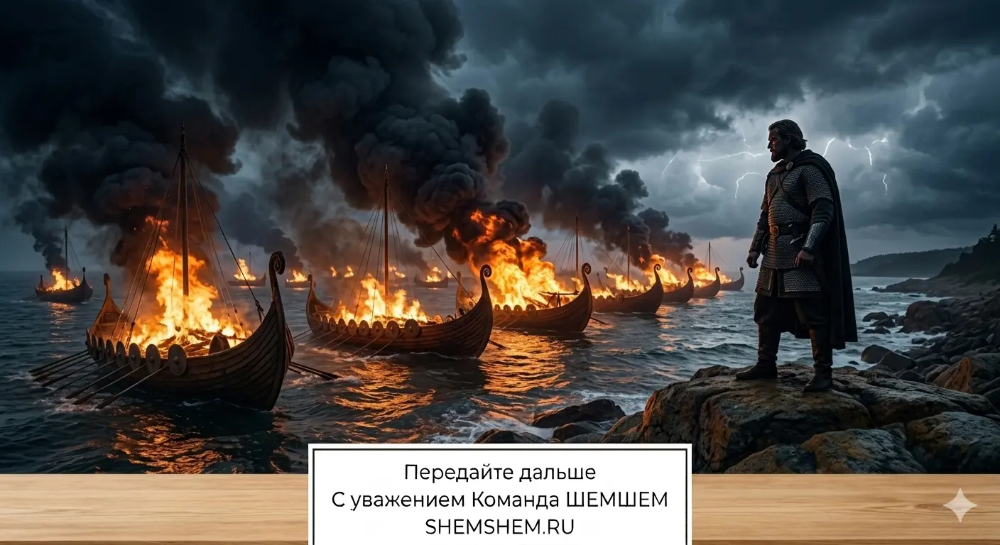 Иллюстрация: История фразы «Сжигать мосты»: почему готовность отрезать путь назад — это единственный способ победить